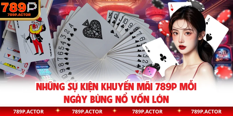 Những sự kiện khuyến mãi 789P mỗi ngày bùng nổ vốn lớn
